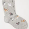 1 Pack Cat Socks