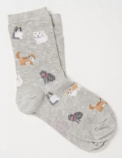 1 Pack Cat Socks