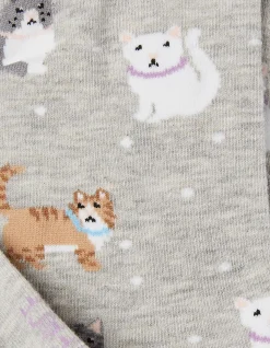 1 Pack Cat Socks