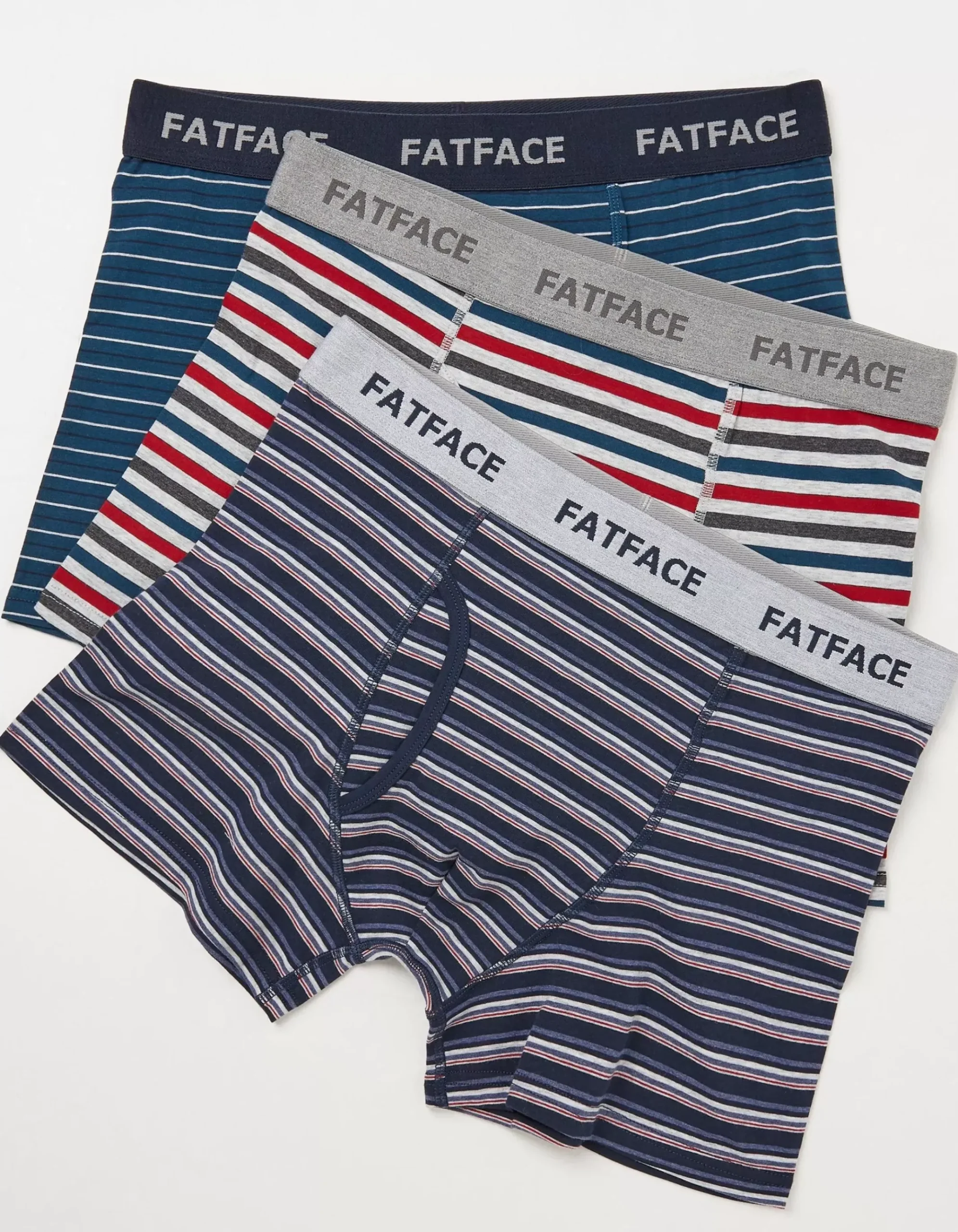 3 Pack Chesil Stripe Boxers