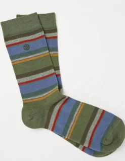 1 Pack Christian Multi Stripe Socks