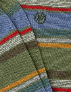 1 Pack Christian Multi Stripe Socks