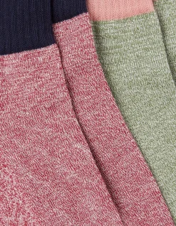 2 Pack Colourblock Outdoor Boot Socks