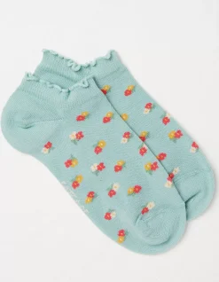 1 Pack Ditsy Floral Trainer Socks