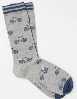 1 Pack Dogs On Bikes Socks