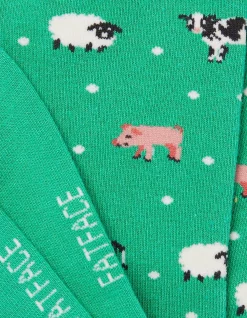 1 Pack Farm Animal Socks