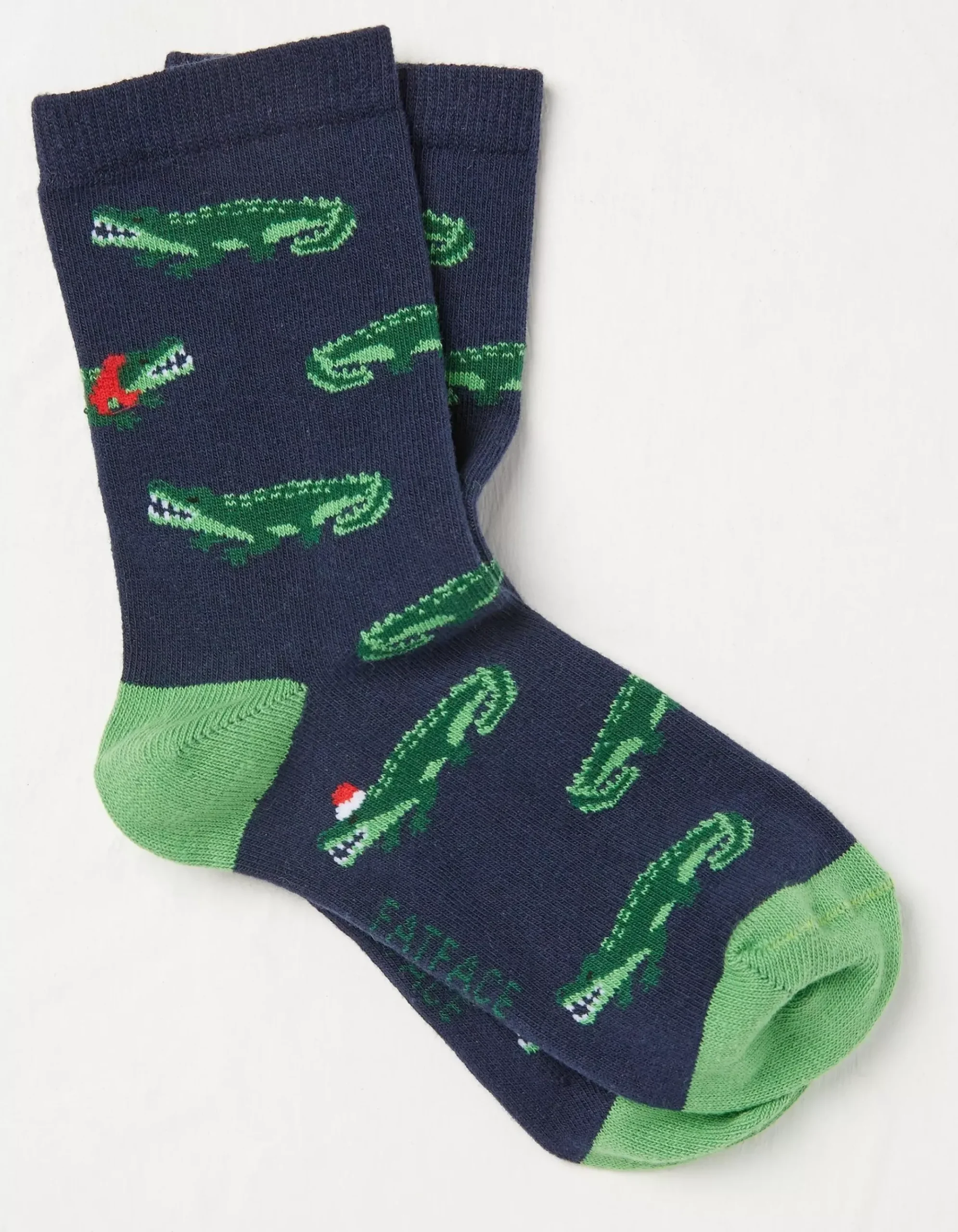 1 Pack Festive Crocodile Socks