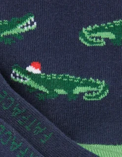 1 Pack Festive Crocodile Socks