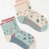 2 Pack Floral Outdoor Boot Socks