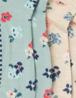 2 Pack Floral Outdoor Boot Socks