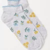 1 Pack Floral Trainer Socks