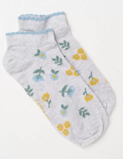 1 Pack Floral Trainer Socks