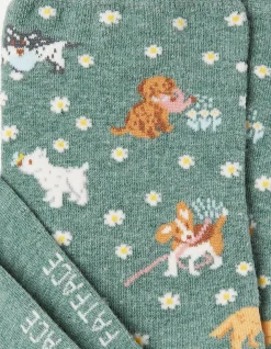 1 Pack Garden Dogs Socks