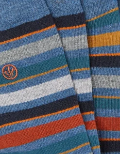 1 Pack Guz Multi Stripe Socks