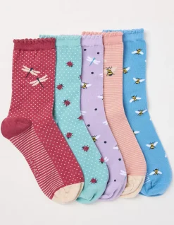 5 Pack Insect Socks