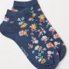 1 Pack Pop Floral Trainer Socks