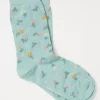 1 Pack Pretty Floral Socks