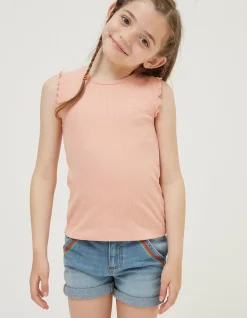 3 Pack Rib Jersey Vests