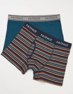 2 Pack Salcombe Stripe Boxers