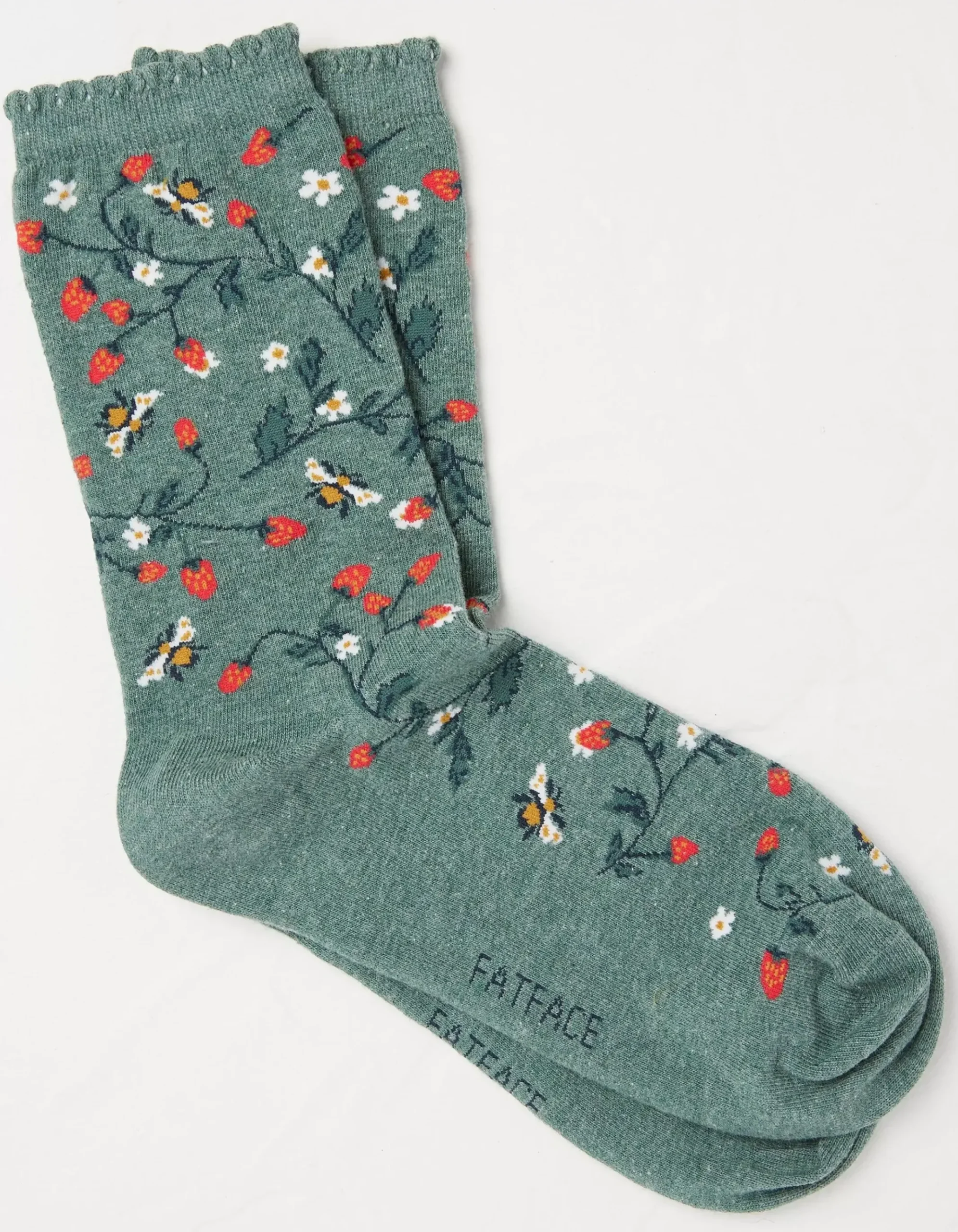 1 Pack Strawberry Bee Socks