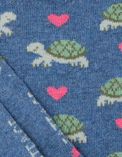 1 Pack Tortoise Heart Socks
