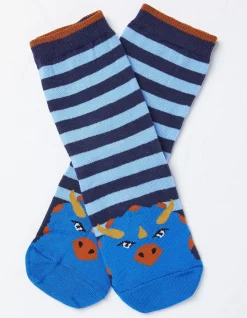 1 Pack Triceratops Socks