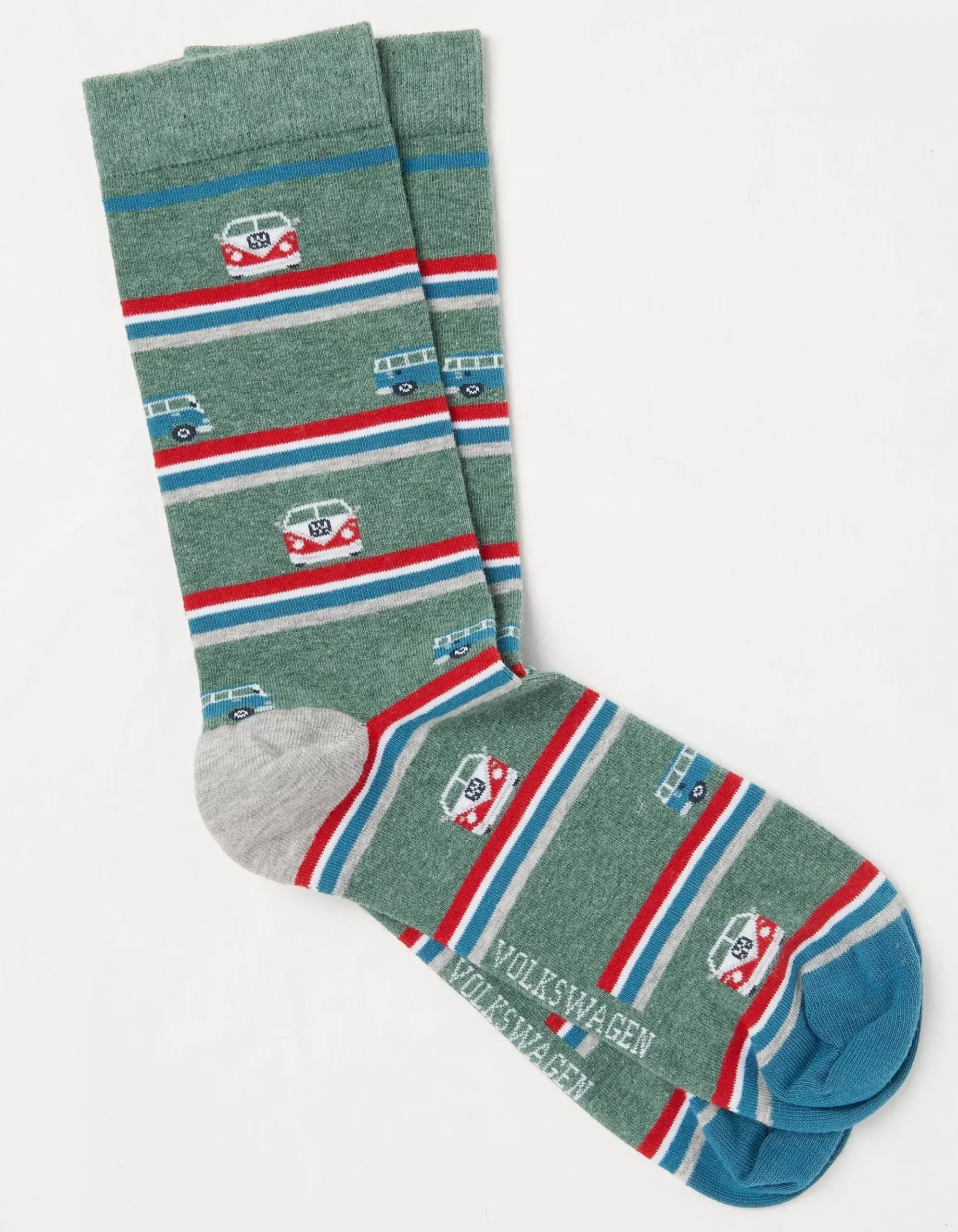 1 Pack Vw Camper Stripe Socks