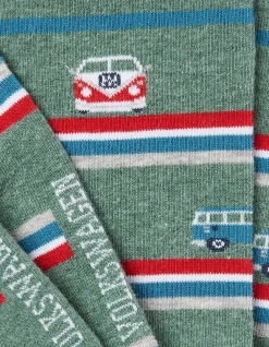 1 Pack Vw Camper Stripe Socks