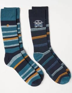 2 Pack Vw Camper Thermal Socks