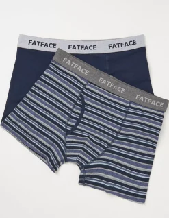2 Pack West Bay Stripe Boxers
