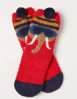 1 Pack Wilfred Woolly Mammoth Fluffy Socks