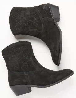 Abilene Western Embroidered Ankle Boot