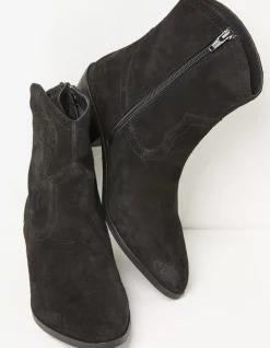 Abilene Western Embroidered Ankle Boot