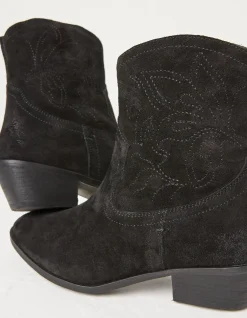Abilene Western Embroidered Ankle Boot