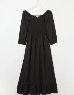 Adele Shirred Midi Dress