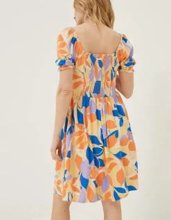 Aideen Stencil Floral Dress
