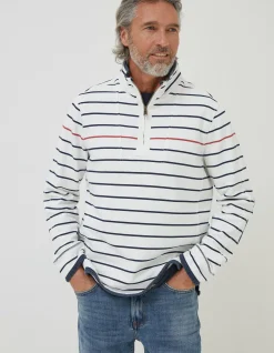 Airlie Breton Pop Stripe Sweatshirt