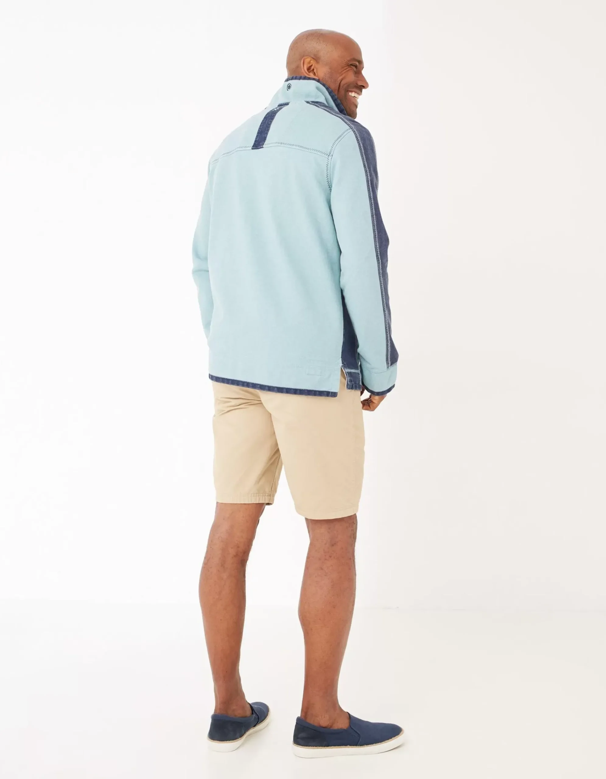 Airlie Cuff Stripe Pocket Sweat
