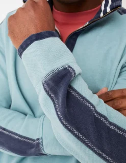 Airlie Cuff Stripe Pocket Sweat