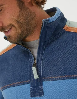 Airlie Panel Contrast Sweatshirt