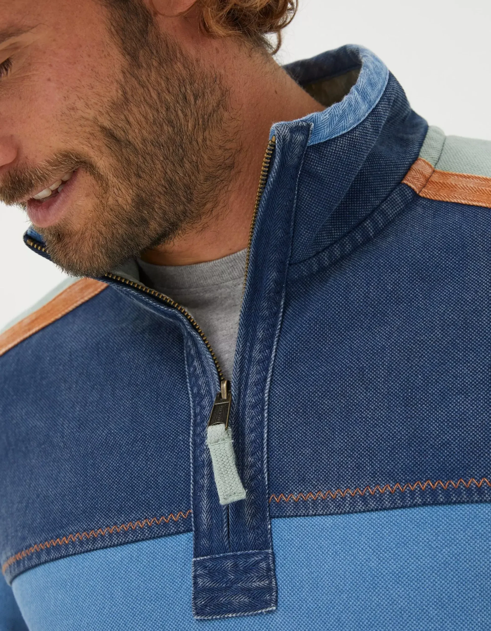 Airlie Panel Contrast Sweatshirt
