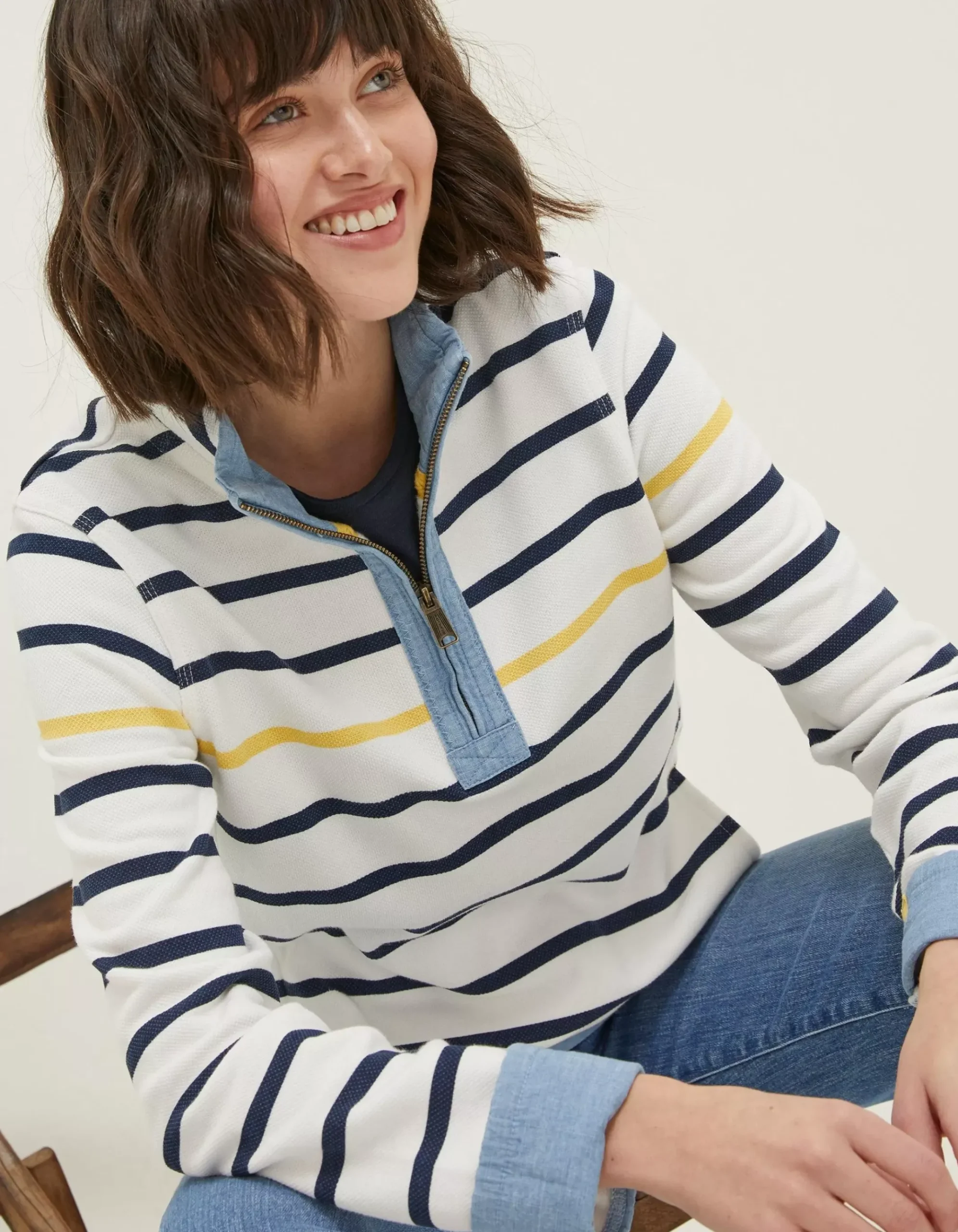 Airlie Stripe Sweat