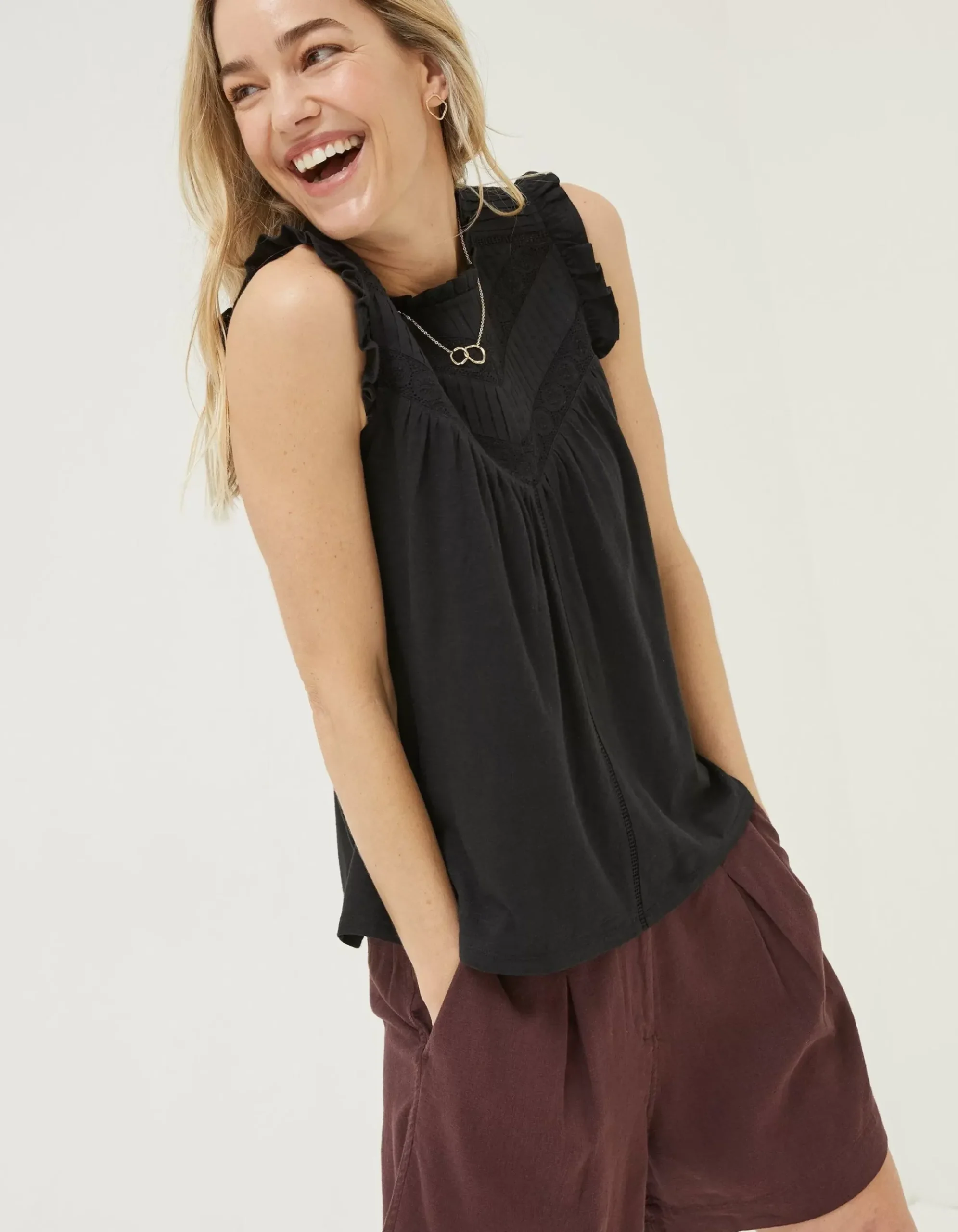 Ali Frill Sleeve Top