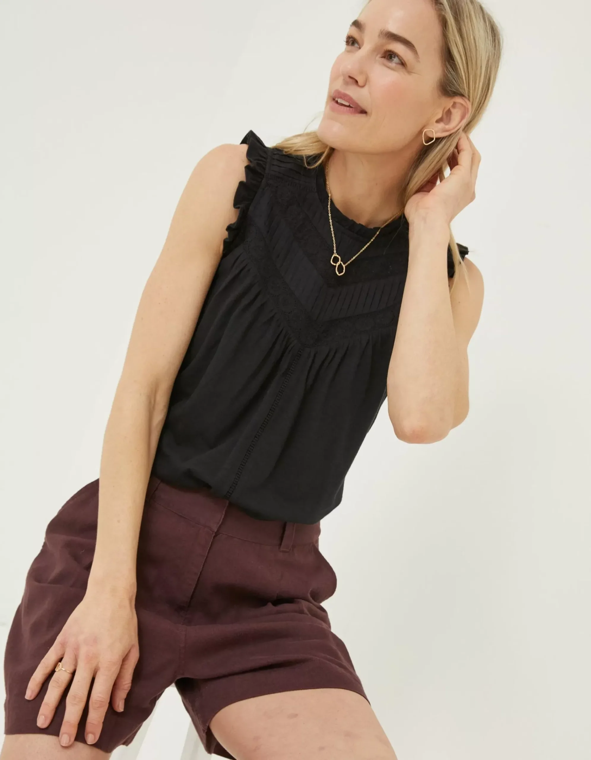 Ali Frill Sleeve Top