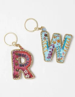 Alphabet Beaded Keyring M-Z