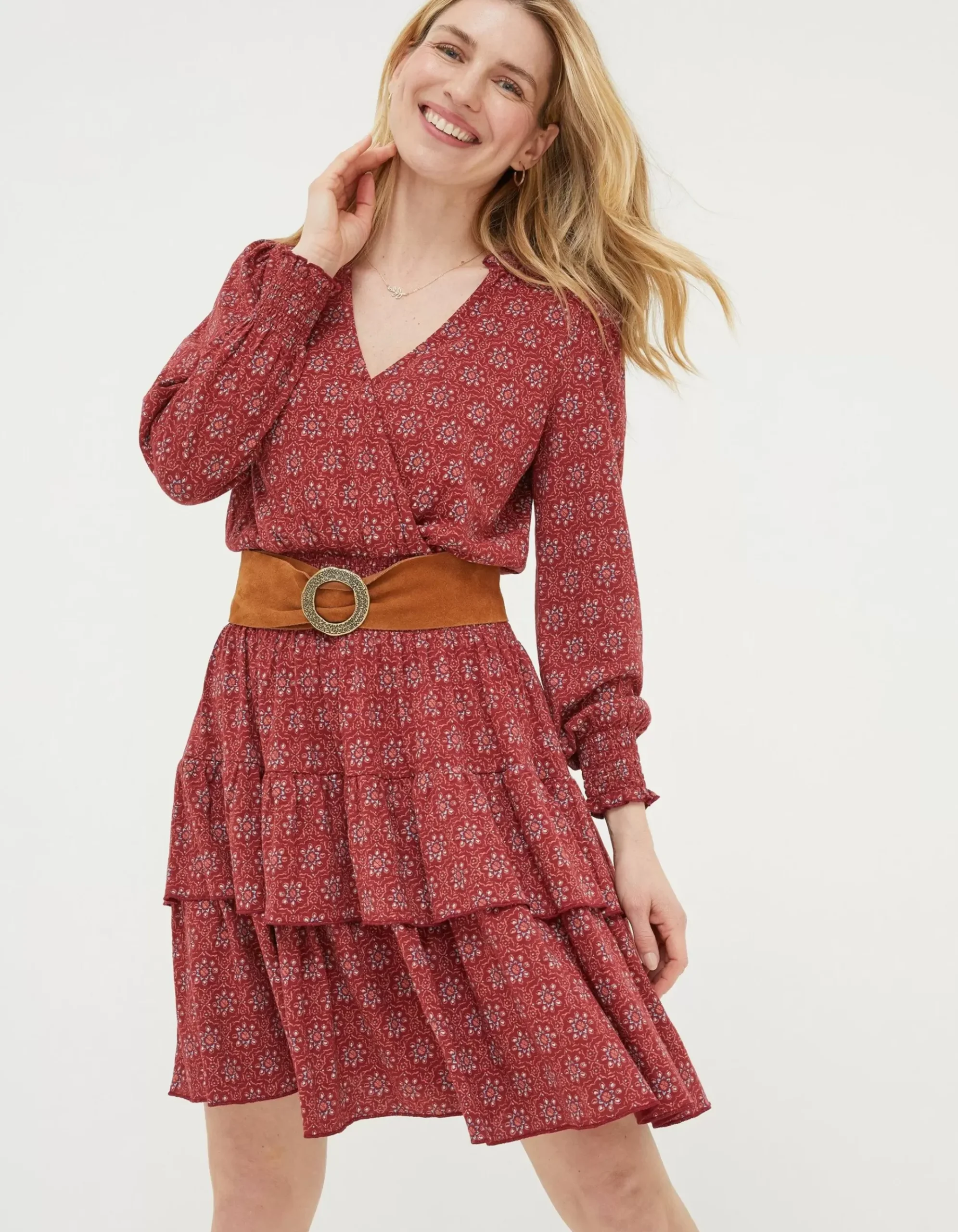 Amba Craft Geo Jersey Dress