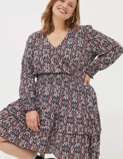 Amba Ikat Geo Dress