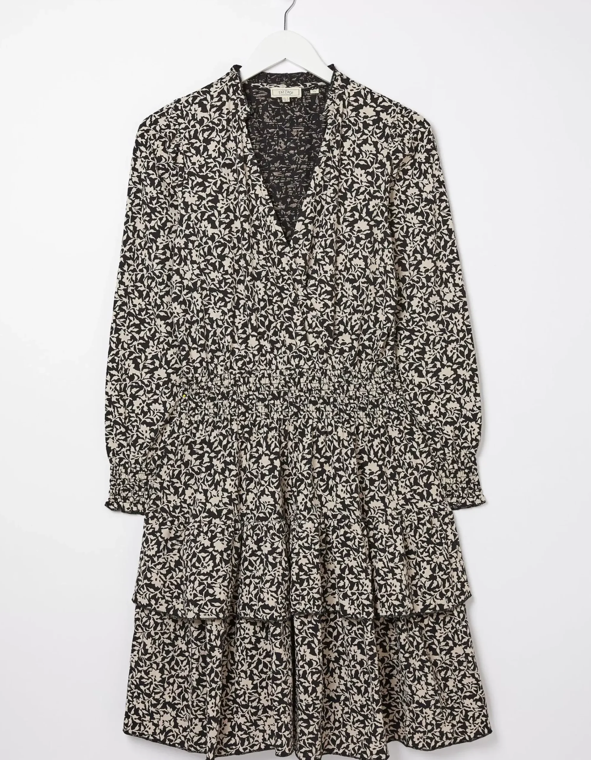 Amba Mono Vines Jersey Dress