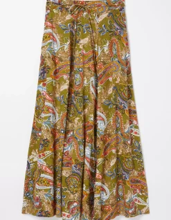 Amelie Prairie Paisley Midi Skirt