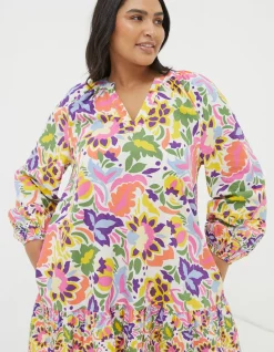 Amy Art Floral Tunic Dress